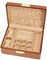2-Layer Solid Wood Jewelry Box with Lock & Key – Vintage Velvet-Lined Organizer for Rings, Earrings, Necklaces, Bracelets & Watches, Elegant Gift for Women & Men (Light brown velvet)